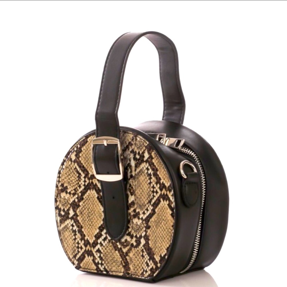 Animal print round mini Bag LAST ONE